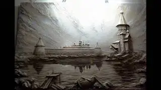 Барельеф. Мастерская Красноярского художника Александра Плющева.