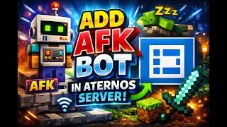 Aternos AFK Bot Tutorial 😱 | Keep Your Server Online 24/7 