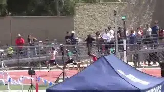 2016 CIF-SS Division 1 Prelims - Cole Dubots - 100 Meter Dash - 10.56