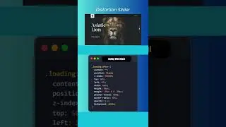 🔥 Create a Stunning Distortion Slider with HTML, CSS & JavaScript! 🚀