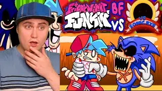 BOYFRIEND vs. SONIC.EXE?! Friday Night Funkin' Logic | Cartoon Animation | Reaction