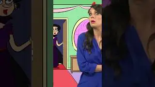 Evil Queens are Sneaky 😈 (Snow White + Magic Mirror) Ms. Booksy Bedtime Stories for Kids #shorts