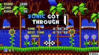 Trying to speedrun sonic mania greenhills ep1
