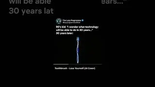 🤯 Gangsta’s Paradise Toothbrush #AI Cover #coolio