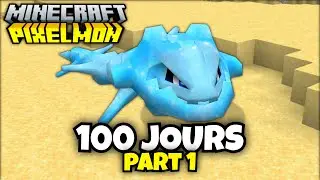 SURVIVRE 100 JOURS SUR PIXELMON AVEC GFLOZ ! (Part 1)