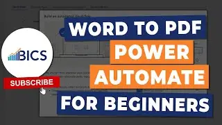 Automate Word to PDF Task with Power Automate | Step-by-Step Tutorial