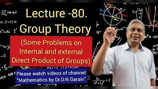 Group Theory, Lec.- 80(Some problems on Internal and External direct product of groups)