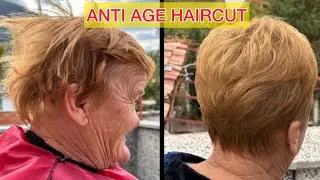 ANTI AGE HAIRCUT #hairstyle #haircut #kuaför #hairdresser #newhairstyle #bulgaria #kısasaç #antiage