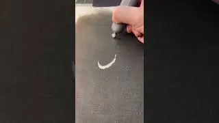 Drawing with an electric eraser. 