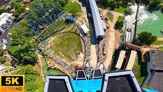 MR. FREEZE: Reverse Blast POV 5K Back Row MOST SLEPT ON RIDE! Six Flags St. Louis, MO
