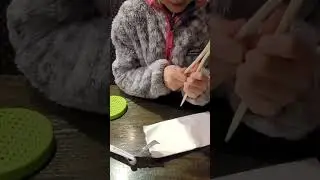 Make childs chopsticks quickly
