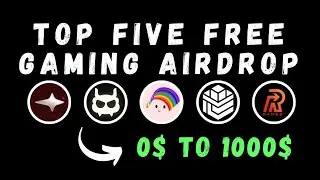 Top 5 Free Gaming Airdrops That Could Make $1000