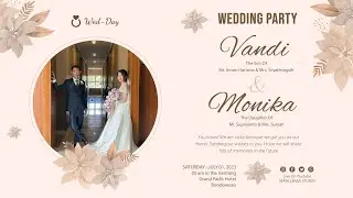 WEDDING PARTY  " VANDI SURYA WINATA & KRISTIE MONIKA " | HOTEL GRAND PADIS BONDOWOSO