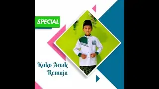 Kemeja Koko Anak Remaja SD SMP / Baju Koko NU Bordir / Koko HSN Anak Remaja Tanggung