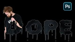 Dripping text effect | Text effects | Pic tutorials
