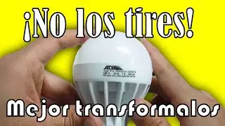 Dale una nueva vida a tus focos led descompuestos.