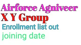 Airforce xy enrollment list out| airforce enrollment list out | how to check airforce