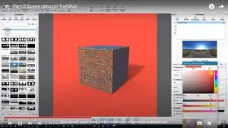 Настройка сцены в KeyShot Часть 3