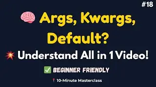 Python Programming Language Full Course for Beginners – #18 Types of Arguments in Python
