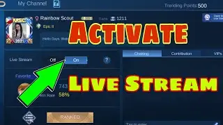 How to Activate Live Stream in Mobile Legends 2022