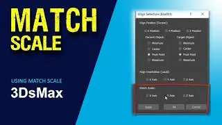 MATCH SCALE in 3Dsmax | 