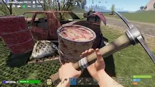 RUST с нуля, от камня и факела до пулемета за час