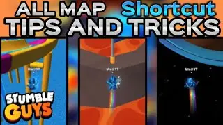 【Stumble guys】ALL MAP Shortcut 🔥 Tips and Tricks 🔥