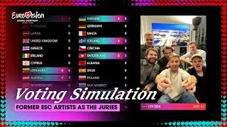 🇨🇭 Eurovision 2025: Voting Simulation (ESC Artists Jury + YOUR Votes)