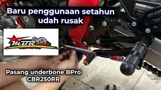Quickshift MBRTech rusak setelah pemakaian setahun? 😪| Footstep Bpro CBR250RR | Project Akai