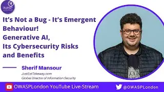 Generative AI, Its Cybersecurity Risks and Benefits - Sherif Mansour