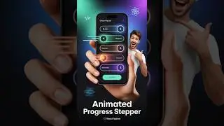 Animated Progress Stepper in React Native | Easy UI for Delivery Tracking  