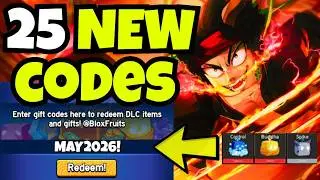 *25 NEW CODES* ALL NEW WORKING CODES FOR BLOX FRUITS IN MAY 2026! ROBLOX BLOX FRUITS CODES