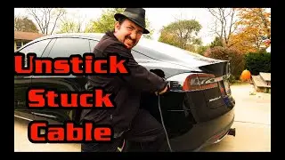 Tesla Emergency Charge Port Release Lever