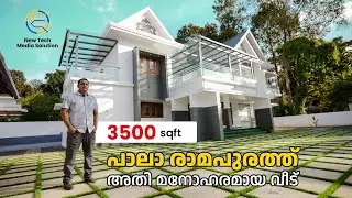home tour | luxury and budget home | 3500 sq feet home at pala | trending  home at kerala