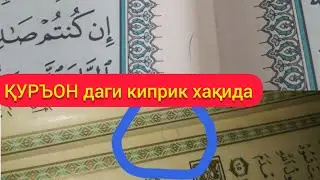 ҚУРЪОН КИТОБДАГИ КИПРИК КОРОНАВИРУСГА ДАВОМИ? (ДОМЛАНИНГ ФИКРЛАРИ)