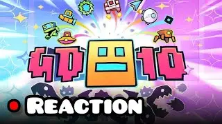 Reacting To The Geometry Dash 10-Year Anniversary Video 