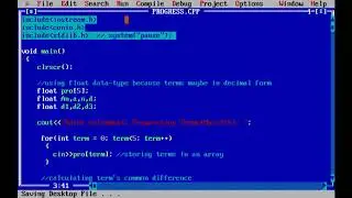 arithmetical progression using C++