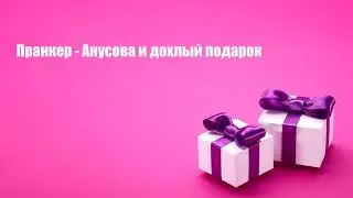 Пранкер - Анусова и дохлый подарок