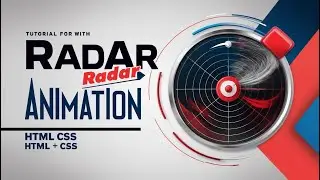 RADAR Animation Using HTML,CSS and JavaScript | RADAR Screen Animation | RADAR Effect