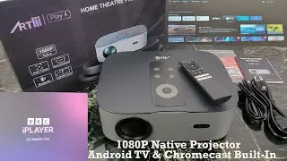 Android TV Projector with built-in Chromecast : Artlii Play 4 has it all!