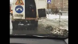 Сеятель реагентов в Подмосковье