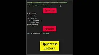 Junior Vs. Senior Python Developer 