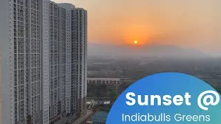 Beautiful Sunset at Indiabulls Greens