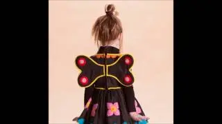 Halloween Black forest butterfly. Girls costume, halloween costume, inbal carmi studio