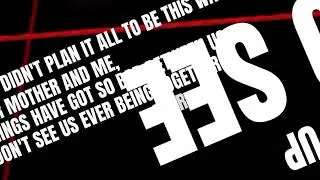 Eminem Mockingbird Typography Kinetic Alight Motion