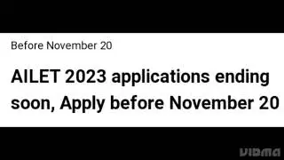 AILET 2023 APPLICATION ENDING SOON,HOW TO APPLY, EXAM, ADMIT CARD RELEASED DATE OUT, LATEST NEWS