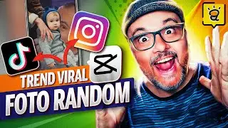 Como fazer a nova Trend FOTO RANDOM do Instagram e TikTok - Tutorial Foto e Vídeo Sobrepondo