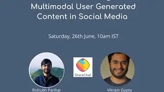 Understanding Multimodal User Generated Content in Social Media @ShareChat