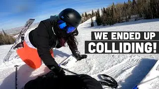 Trying To Ski For The First Time And This Happened! Mario & Tiffy Tries