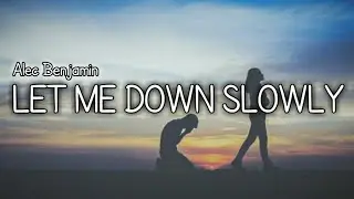 Alec Benjamin - Let Me Down Slowly (lyrics).